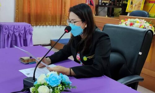 พิษณุโลก นางพีรกานต์ ทองเชื้อ นายก อบต.วังพิกุล เข้าร่วมประชุมจัดทำแผนสุขภาพชุมชนกองทุนหลักประกันสุขภาพ