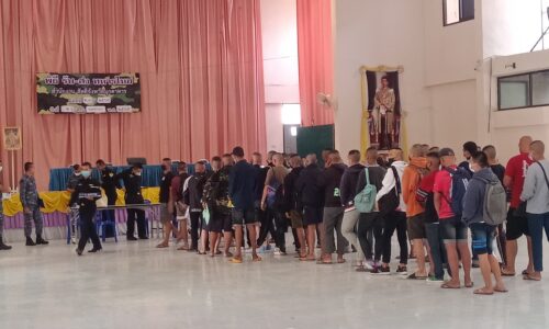 มุกดาหาร ส่งทหารกองเกินเข้ารับราชการทหาร ผลัดที่ 2