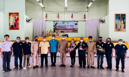 มุกดาหาร นายอำเภอดอนตาลประชุมกำนัน ผู้ใหญ่บ้าน