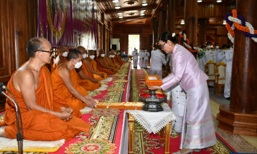 ศรีสะเกษ สมเด็จพระกนิษฐาธิราชเจ้ากรมสมเด็จพระเทพรัตนราชสุดาถวายผ้าพระกฐินพระราชทานวัดไพรพัฒนา