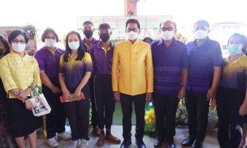 พิษณุโลก ผู้ตรวจราชการกรมส่งเสริมปกครองส่วนท้องถิ่นเป็นประธานเปิดโครงการถังขยะเปียกลดโลกร้อน