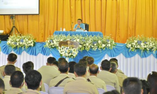 ผู้ว่าฯ พังงา ตรวจเยี่ยมส่วนราชการระดับอำเภอและผู้นำท้องถิ่นท้องที่