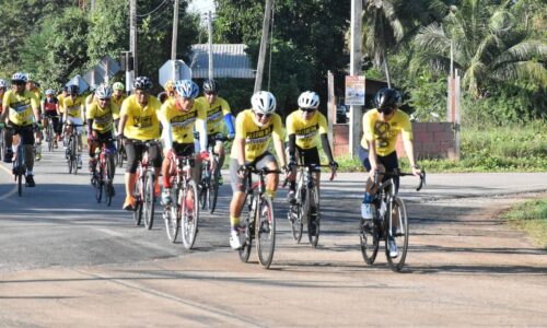 พิษณุโลก บรรยากาศการปั่นสำรวจเส้นทางปั่นจักรยานนานาชาติ “เลอแทป พิษณุโลก บาย ตูร์ เดอ ฟร็องซ์”