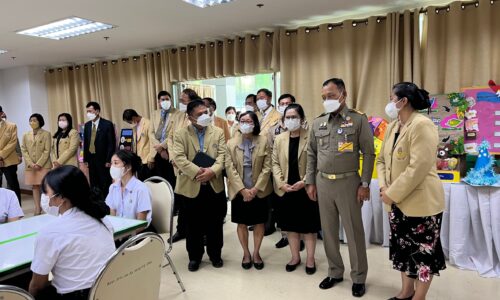ศรีสะเกษ องคมนตรีตรวจเยี่ยมมหาวิทยาลัยราชภัฏศรีสะเกษ