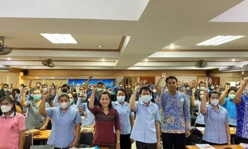 รองนายแพทย์สาธารณสุขจังหวัดพังงา เป็นประธาน พิธีเปิดการประกวดอาสาสมัครสาธารณสุขประจำหมู่บ้าน (อสม.) ดีเด่น