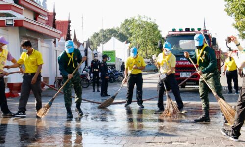 พิษณุโลก กองทัพภาคที่ 3 จัดกิจกรรม “จิตอาสาพัฒนาปรับภูมิทัศน์ ทำความสะอาดบริเวณริมน้ำน่าน”