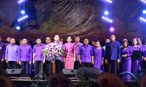 พิษณุโลก นายก อบจ. พิษณุโลกร่วมเปิดงานแผ่นดินสมเด็จพระนเรศวรมหาราชพิษณุโลก