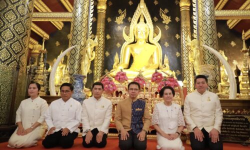 พิษณุโลก นายก อบจ.พิษณุโลก ร่วมพิธีเปิดงานสมโภชพระพุทธชินราช ประจำปี