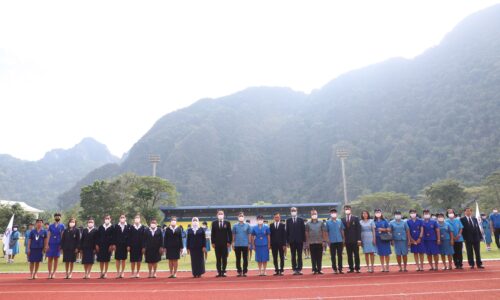 ศธจ.พังงา จัดพิธีปฏิญาณตนและสวนสนามยุวกาชาด เนื่องในวันคล้ายวันสถาปนายุวกาชาดไทย ประจำปี 2566