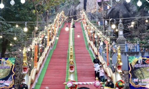 พิษณุโลกอบจ.พิษณุโลก ร่วมเปิดงานนมัสการกราบรอยพระพุทธบาท สักการะพ่อปู่ขุนเณร