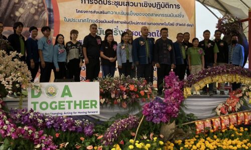 อำเภอฝาง จังหวัดเชียงใหม่ การถ่ายทอดเทคโนโลยีมันฝรั่งเสริมสร้างพัฒนาอย่างยั่งยืน