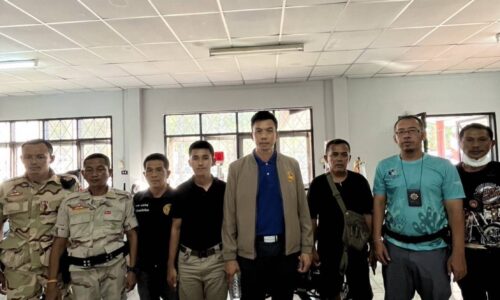 อำเภอท้ายเหมือง ขับเคลื่อนยุทธการราชสีห์ภักดีต่อแผ่นดิน ป้องกันและปราบปรามยาเสพ