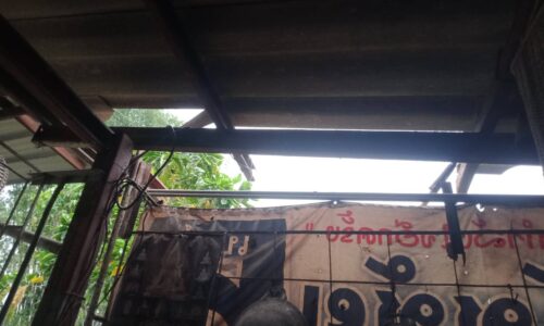 พิษณุโลก พายุพัดลมแรงตำบลวังพิกุลอำเภอวังทองได้เสียหาย