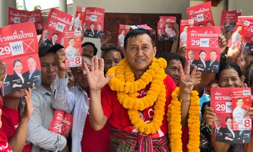 ศรีสะเกษ ผูู้ใหญ่เฮง ประวิทย์ จารุรัชกุล เขต 8 เพื่อไทยมั่นใจเกิน 100 %ได้นั่งเก้าอี้ ส.ส.