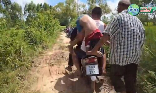 “ศรีสะเกษ” นาทีชีวิต!! ช่วยเด็กชาย วัย 10 ขวบ จมน้ำหายกลางทุ่งนา