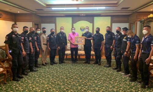 ลำปางตัวแทนไทยอาสาป้องกันชาติลำปาง เข้าเยี่ยมคำนับ รองผู้อำนวยการรักษาความมั่นคงภายในจังหวัด