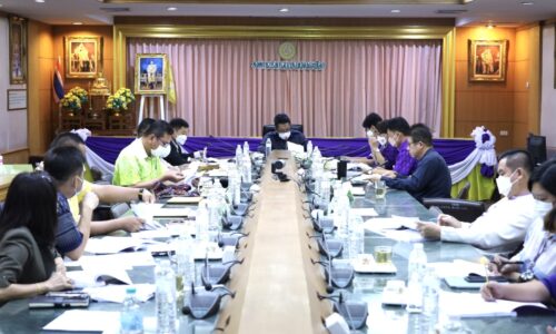 พิษณุโลก นายมนต์ชัย วิวัฒน์ธนาฒย์ นายก อบจ เป็นประธานการประชุมคณะกรรมการพัฒนาองค์การบริหารส่วนจังหวัดพิษณุโลก