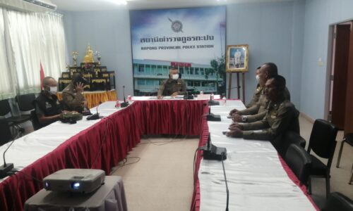 พังงา -ผู้บังคับการตำรวจภูธรจังหวัดพังงาให้สัมภาษณ์คดีคืบหน้าฆ่าสาวสุราษฎร์ยัดถังทิ้งเหว