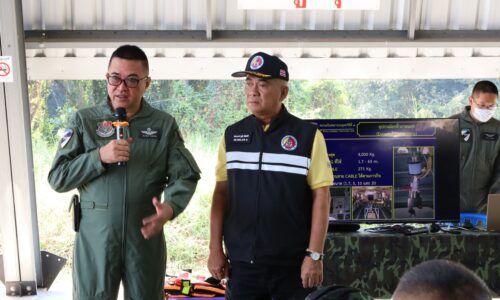 พิษณุโลก หน่วยบินทหารบกยุทธวิธีที่ 3 ฝึกเตรียมความพร้อมภารกิจแก้ไขปัญหาไฟป่า