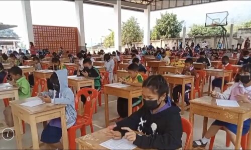 อำเภอฝาง จังหวัดเชียงใหม่ ชายแดนแข่งทักษะคณิตคิดเร็วชนะกันเสียววินาที