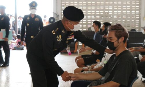 พิษณุโลก แม่ทัพภาคที่ 3 ลงพื้นที่สังเกตการณ์ ตรวจเลือกทหารกองเกิน