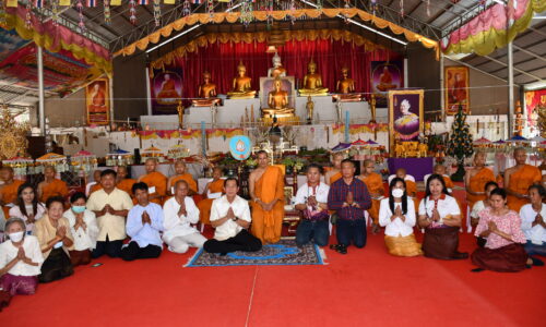 ศรีสะเกษ วัดป่าประชาสามัคคีจัดบรรพชาอุปสมบทสามเณรภาคฤดูร้อน