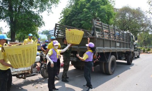 พิษณุโลก ศูนย์อำนวยการจิตอาสาพระราชทานมณฑลทหารบกที่ 39 จัดกำลังพลจิตอาสาพระราชทาน