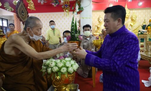 นายก อบจ.พิษณุโลก ร่วมแสดงมุทิตาสักการะพระปัญญาภิมณฑ์มุนี