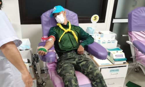 พิษณุโลก มทบ.39 บริจาคโลหิต – ต่อชีวิตเพื่อนร่วมโลก ณ โรงพยาบาลพุทธชิราช พิษณุโลก