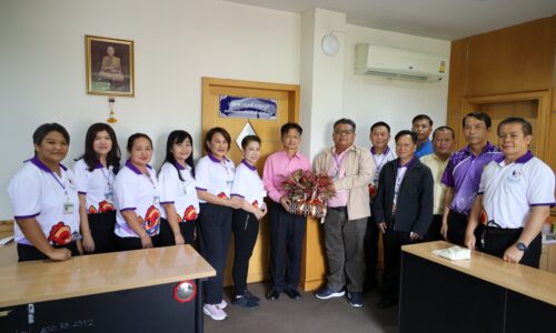 พิษณุโลก หัวหน้าส่วนราชการร่วมแสดงความยินดีกับรองนายก อบจ.พิษณุโลก คนใหม่
