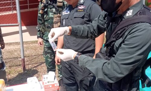 อำเภอเชียงดาว จังหวัดเชียงใหม่ – ตชด 335 จับ 2 หนุ่ม ลักลอบขนยาบ้ารายสำคัญ จำนวน 600,000 เม็ด