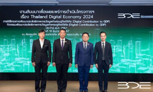 รองนายกฯ ประเสริฐ เผย ปี 2567 เศรษฐกิจดิจิทัลช่วยขับเคลื่อนเศรษฐกิจไทย โดย Digital GDP ขยายตัว ร้อยละ 5.7 คิดเป็น  2.2 เท่า ของ GDP โดยรวม