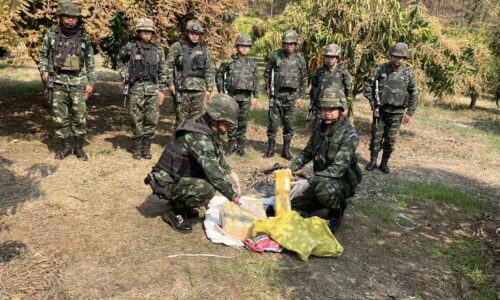 เชียงใหม่ – ทหารม้าลาดตระเวนพบขนยาบ้ากลางวันเฉย
