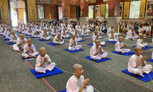 อำเภอไชยปราการ จังหวัดเชียงใหม่ บรรพชาอุปสมบทเฉลิมพระเกียรติสมเด็จพระเทพฯ