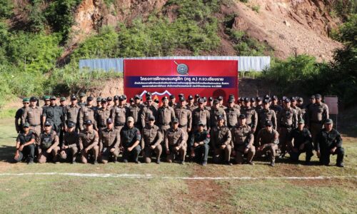 ตำรวจภูธรเชียงรายเปิดโครงการฝึกอบรมยิงปืน เพิ่มทักษะตำรวจสายปฏิบัติการ