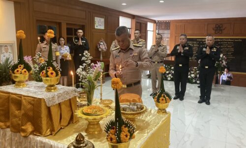 อำเภอฝาง จังหวัดเชียงใหม่ รองปลัดกลาโหมทำบุญครบรอบ 69 ปี ศูนย์พัฒนาปิโตรเลียมฯ