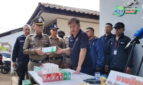 ตร.ศรีสะเกษ บุกทลายเครือข่ายหนี้นอกระบบ ยึดทรัพย์กว่า 19 ล้านบาท