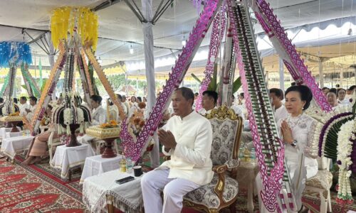 เชียงราย ประกอบพิธีบวงสรวงพระเจ้าพรหมมหาราช ครั้งที่ 24 ประจำปี 2569 ณ ลานหน้าที่ว่าการอำเภอแม่สาย