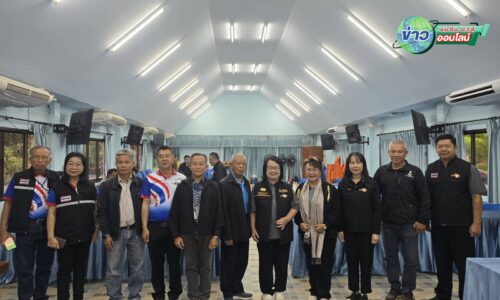 ป.ป.ช. เชียงราย ชมรม STRONG จิตพอเพียงต้านทุจริตจังหวัดเชียงราย ลงพื้นที่โครงการ อ่างเก็บน้ำแม่คำ