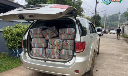 เชียงราย – ทะลักชายแดน! ตชด.327 โชว์ผลงานจับยาบ้า 6 ล้านเม็ด ใช้เส้นทางรองหวังเลี่ยงด่านกิ่วทัพยั้ง