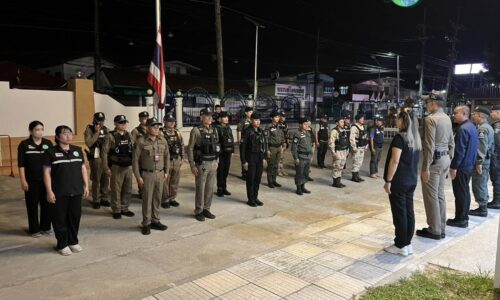 คุมเข้มราตรีแม่จัน! ตร.-ฝ่ายปกครอง นำทีมตรวจสถานบันเทิง ย้ำชัด “ห้ามเด็ก-ห้ามยา-ห้ามอาวุธ”