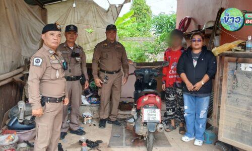 จบด้วยดี! ตำรวจแม่จันผนึกกำลังผู้ใหญ่บ้าน รุดตรวจสอบโจ๋วัย 19 ท่อรถเสียงดัง เจ้าตัวยอมรับผิด-แก้ไขทันที